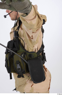 Reece Bates details of Uniform backpack combat vest upper body…